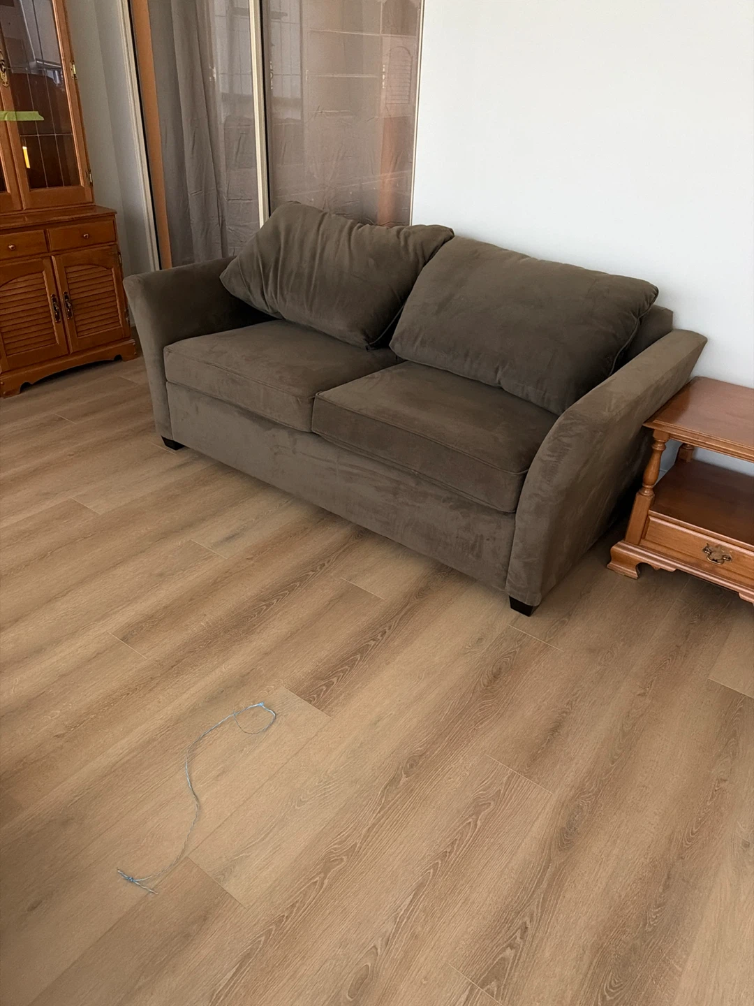 Sofa bed with site wooden table - photo 3