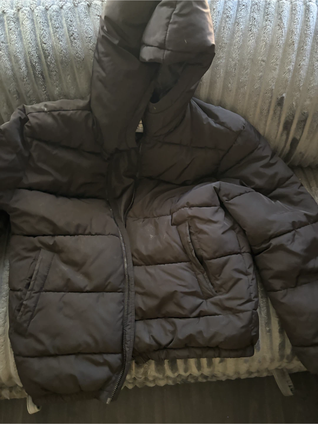 H&M Divided Black Puffer Jacket