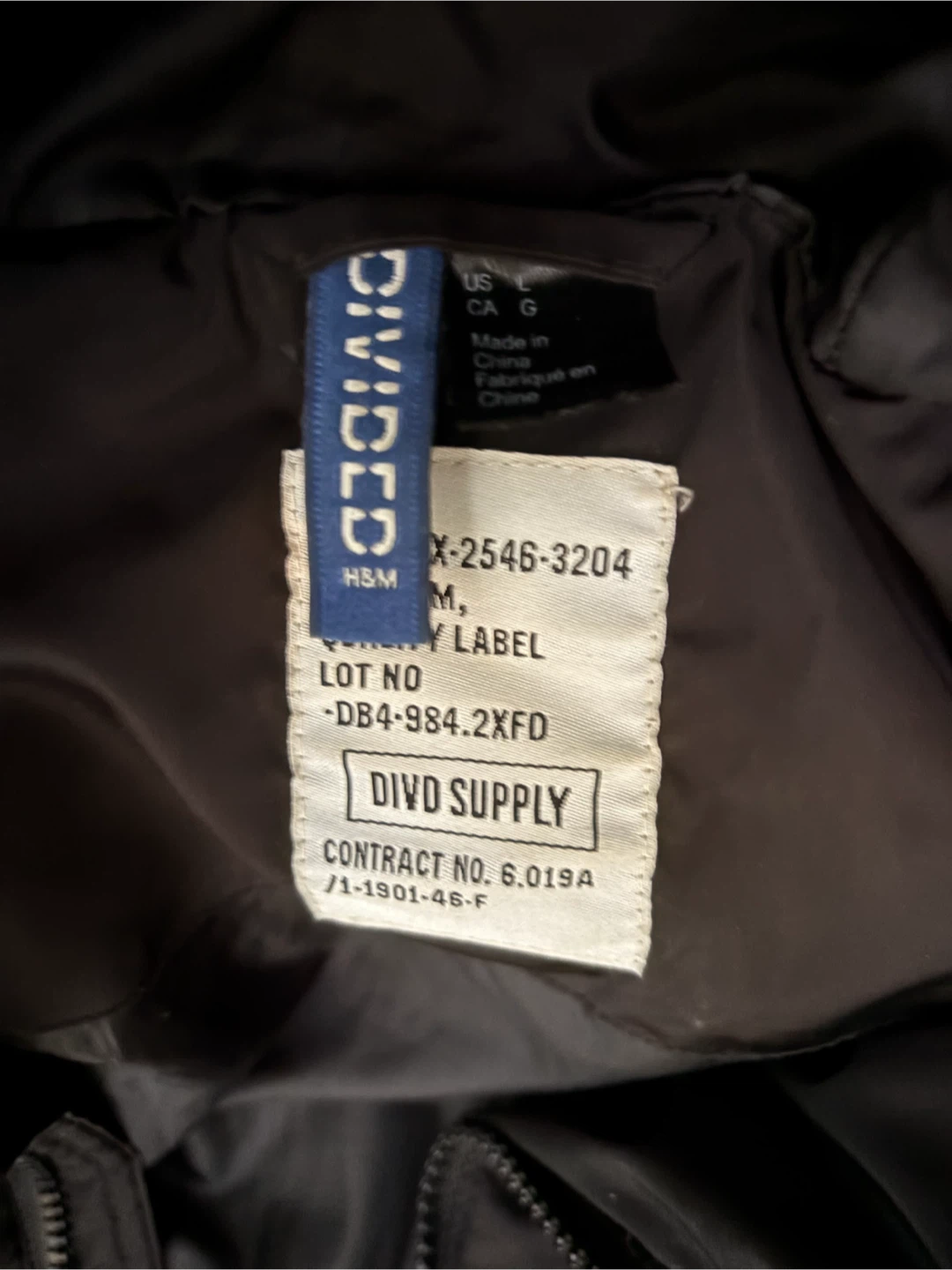 H&M Divided Black Puffer Jacket - photo 2