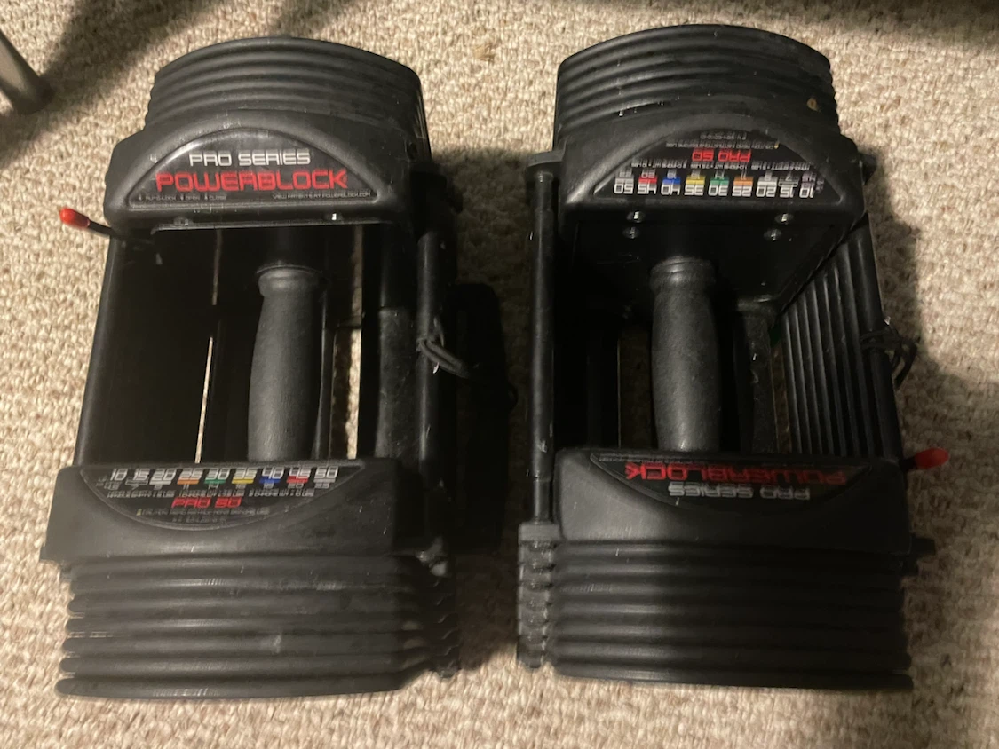PowerBlock Pro 50 Adjustable Dumbbells