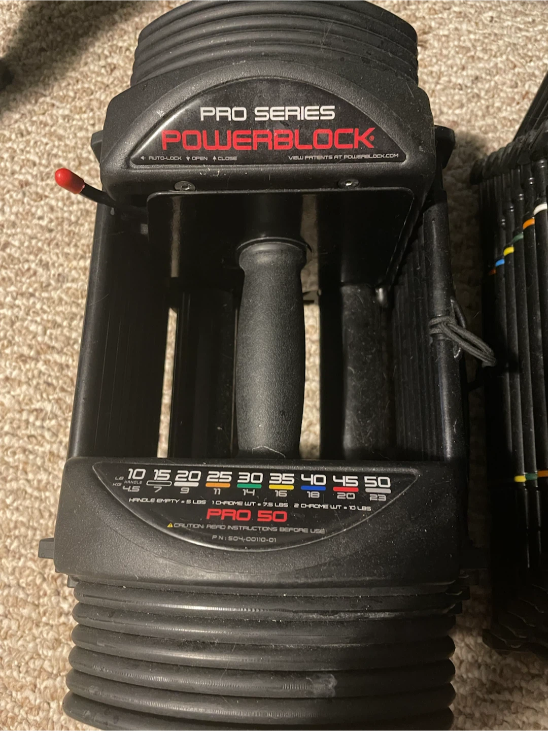 PowerBlock Pro 50 Adjustable Dumbbells - photo 2