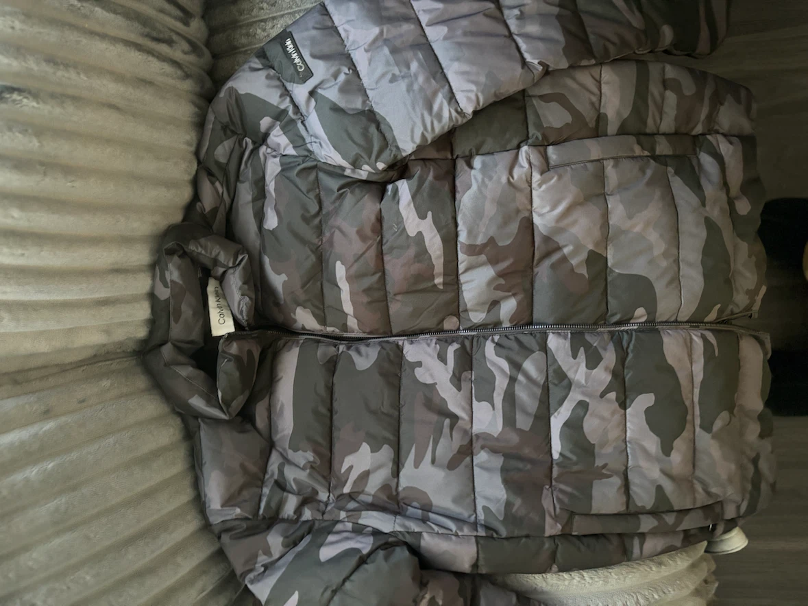 Calvin Klein Puffer Jacket Camo