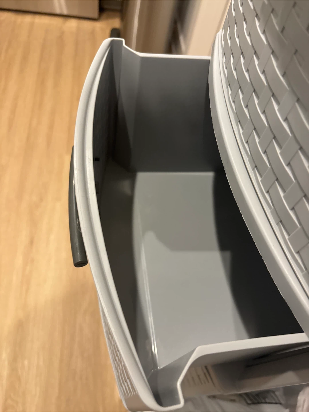3-Drawer Wicker-Style Plastic Storage Unit - photo 2