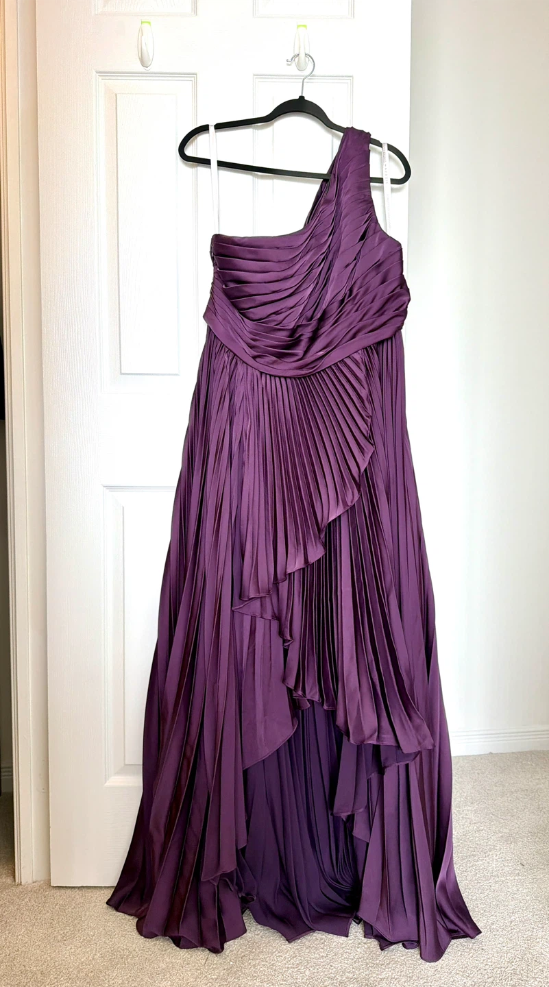 Christian Siriano for Azazie One-Shoulder Gown