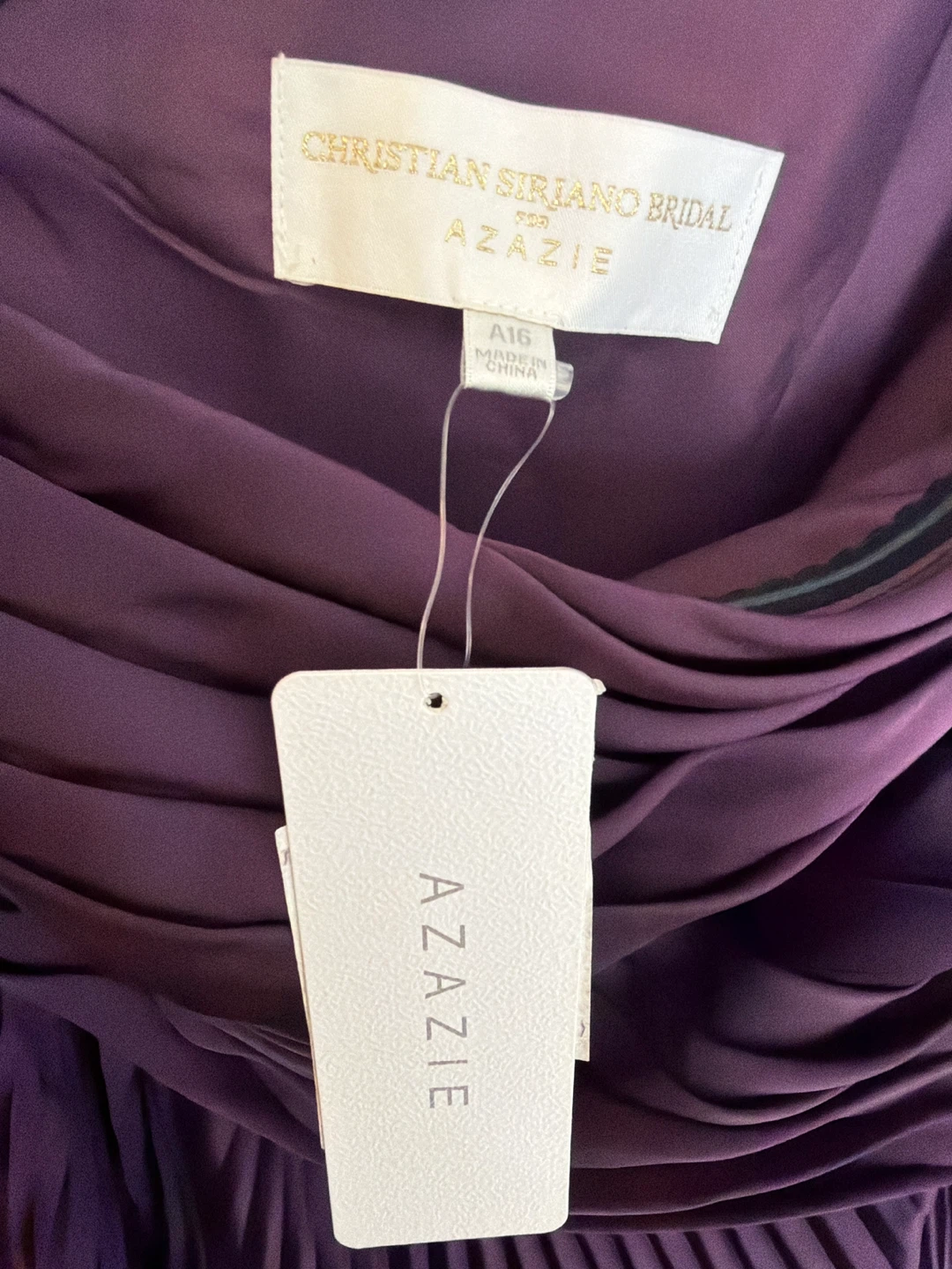Christian Siriano for Azazie One-Shoulder Gown - photo 2