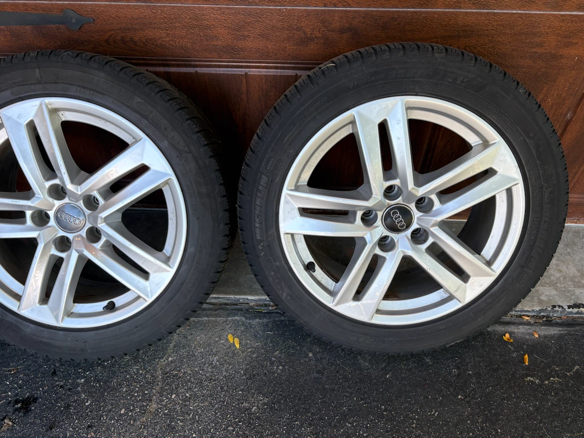 Set of 4 Michelin Tires with Audi Rims - photo 2