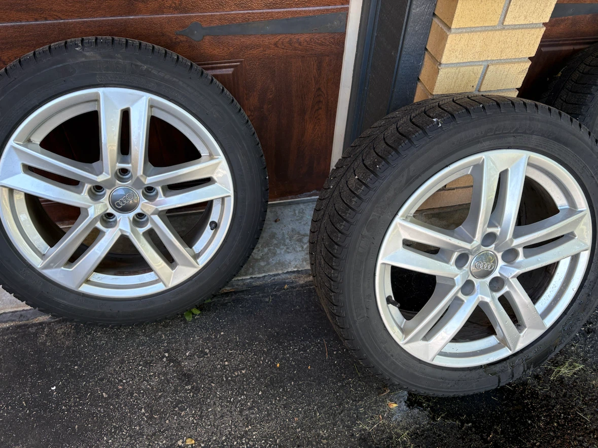 Set of 4 Michelin Tires with Audi Rims - photo 3