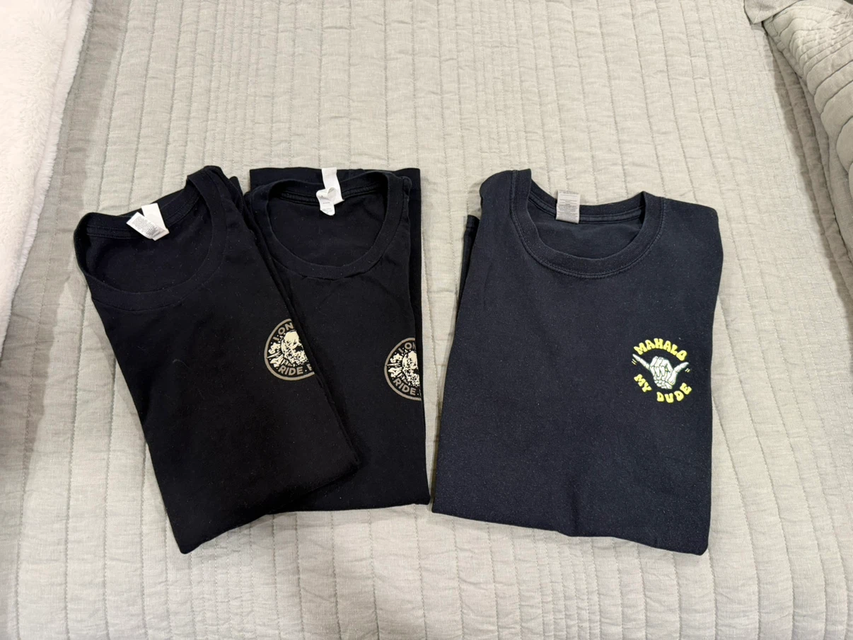 Pack of 3 Men Graphic T-shirts - Size M
