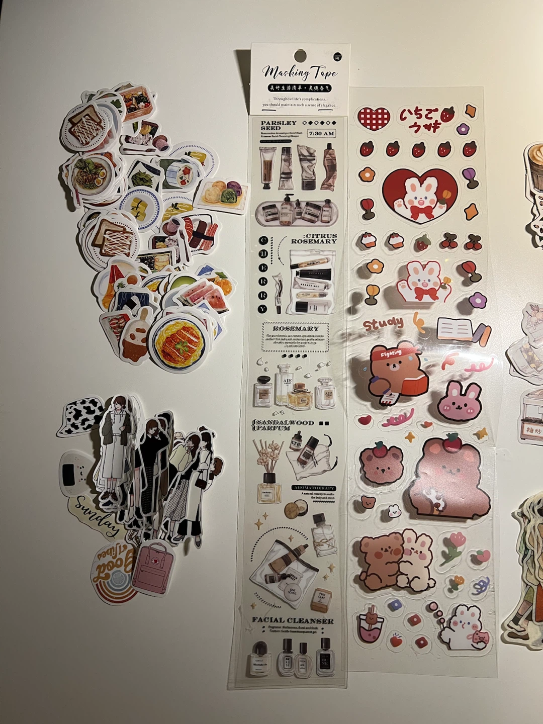 20+ Assorted Decorative Sticker and Masking Tape Collection - photo 3