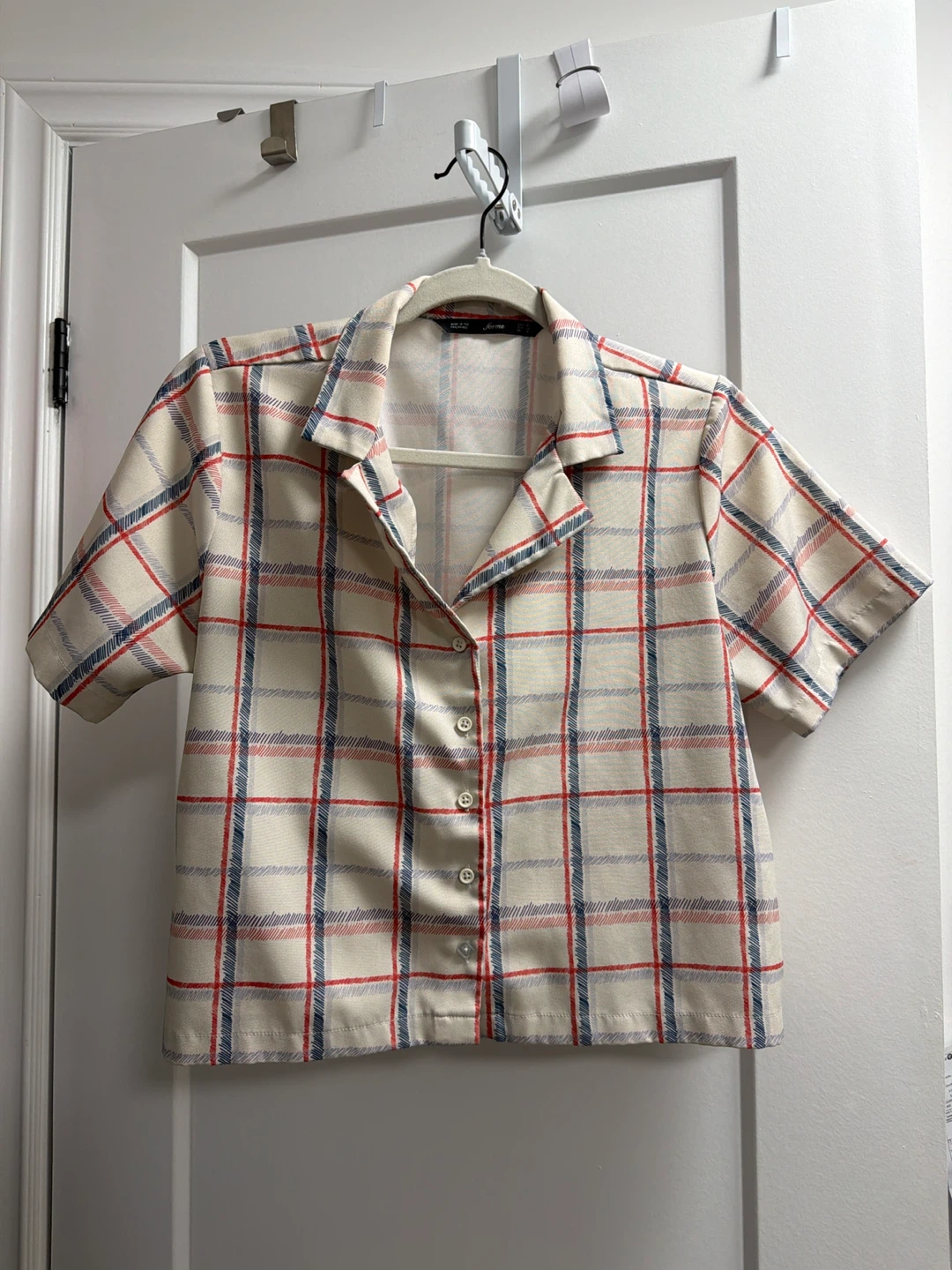 Forme Plaid Short Sleeve Button-Up Shirt - photo 3