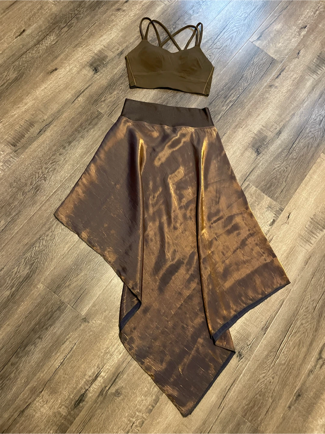Halloween Goodess Asymmetrical Skirt and Bra - photo 2