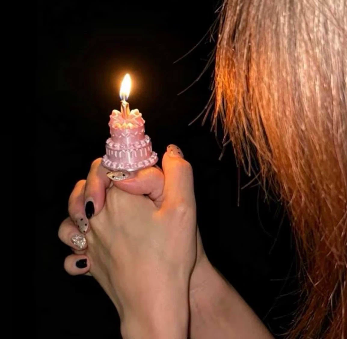 Cake Ring Candle Holders – Set of 2 (White + Pink) $12 for 2