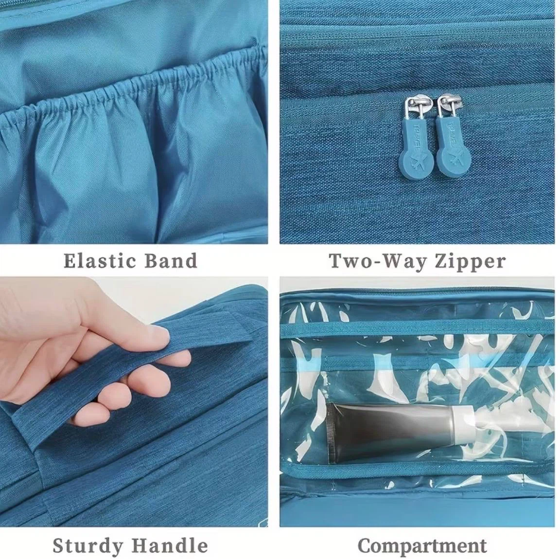 Blue Travel Organizer Bag for Bras, Underwear & Socks - photo 4