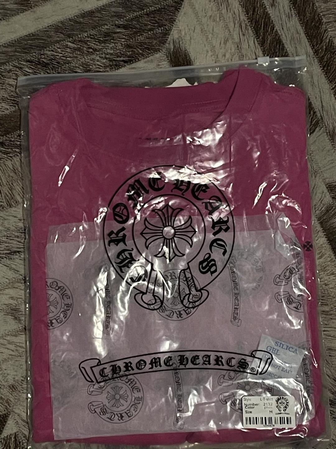 Chrome Hearts Pink Long Sleeve T-Shirt