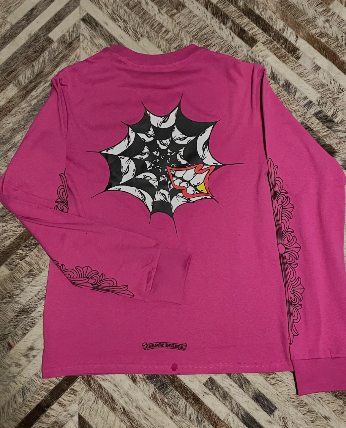Chrome Hearts Pink Long Sleeve T-Shirt - photo 5