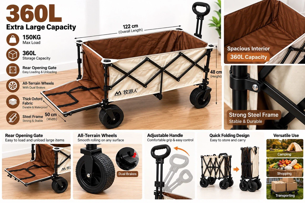 Mutuyuren Collapsible Utility Wagon