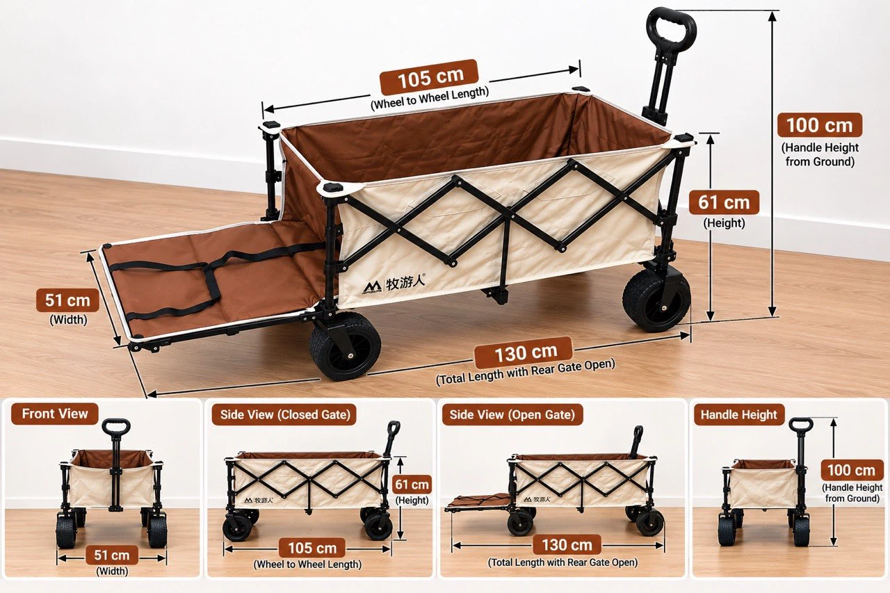 Mutuyuren Collapsible Utility Wagon - photo 2