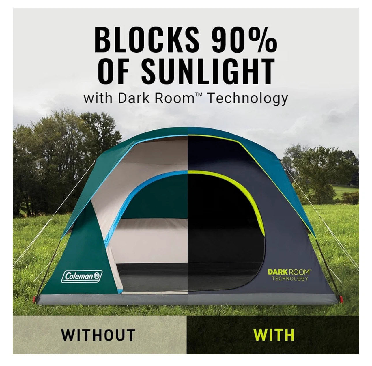 Coleman 4-Person Dark Room Dome Tent - photo 2