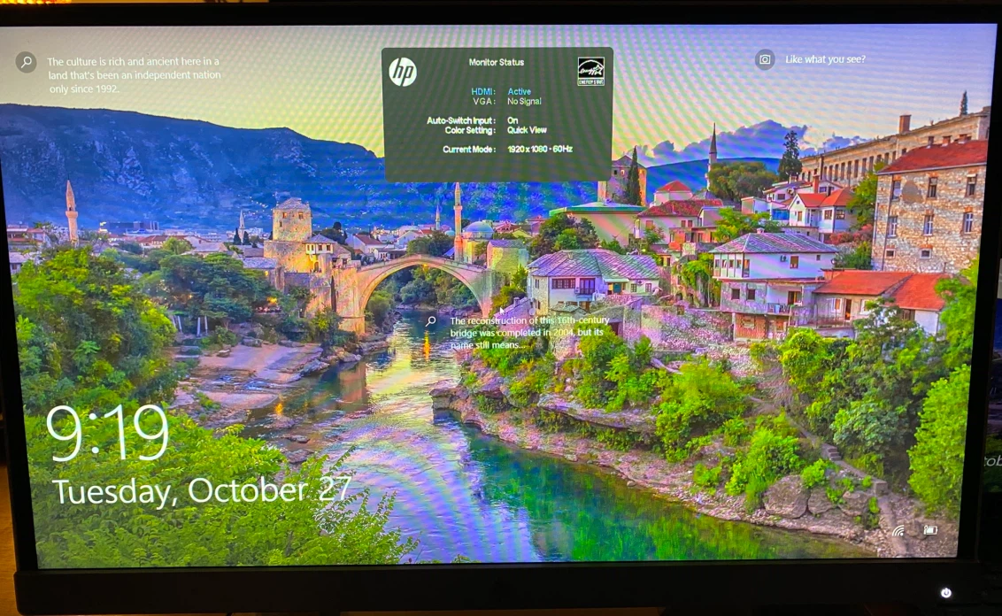 HP 22” Monitor - photo 3