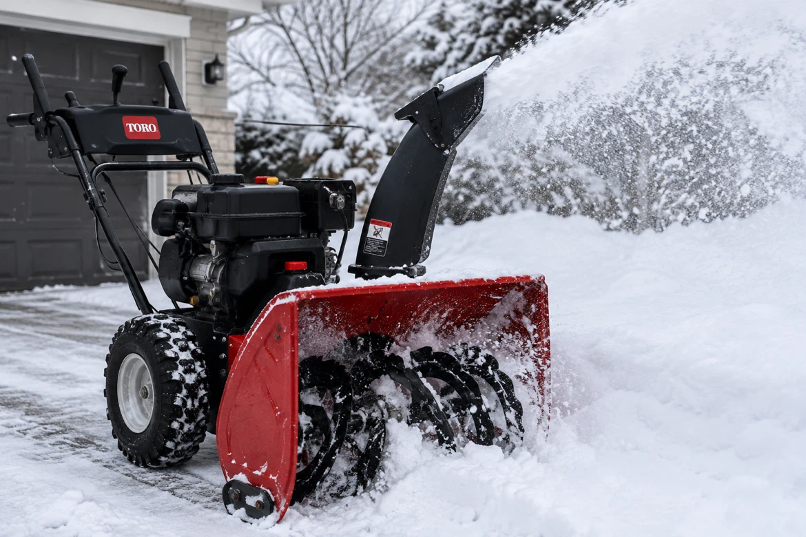 Snow shovelling