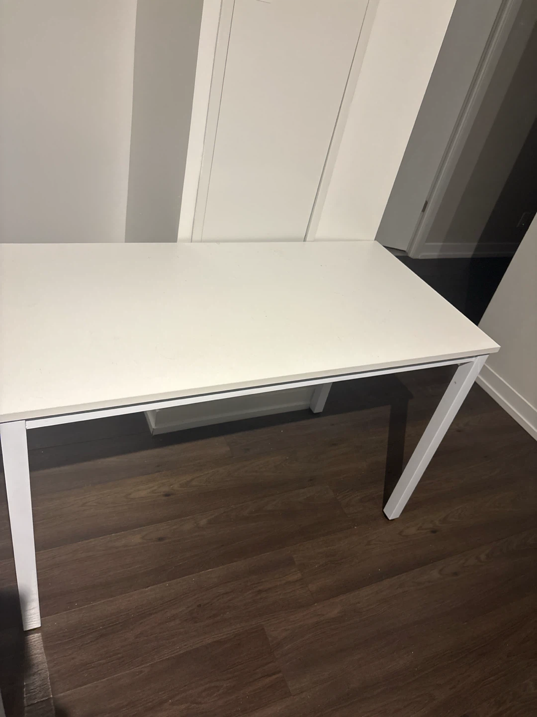 White IKEA table
