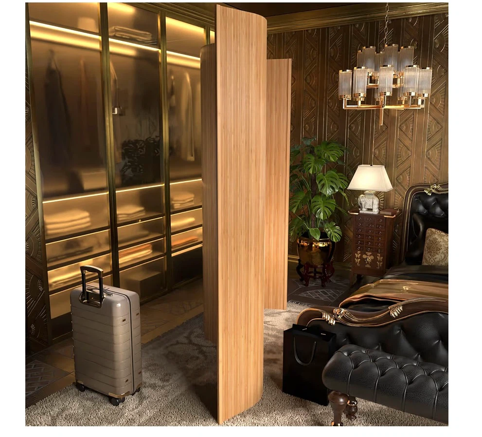 Red Lantern 7 Ft. Bamboo Wave Room Divider - photo 2