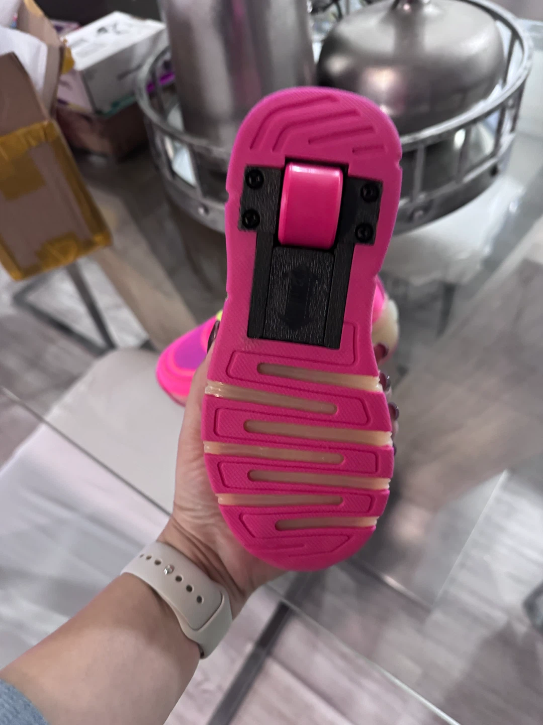 Pink Fashion Roller Shoes Size 3 US - photo 2