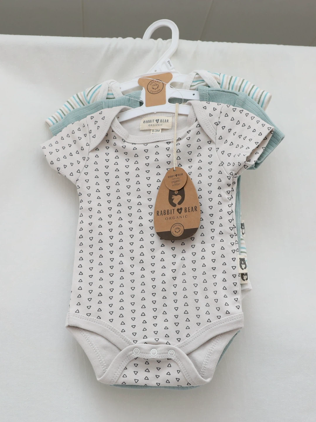 Rabbit Bear bodysuits baby 3-6 m 0-3 m onesie
