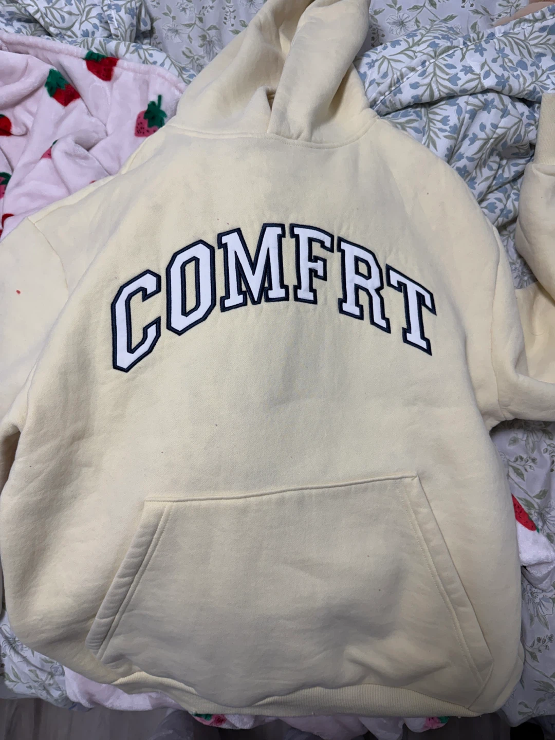 Comfrt Cream Hoodie