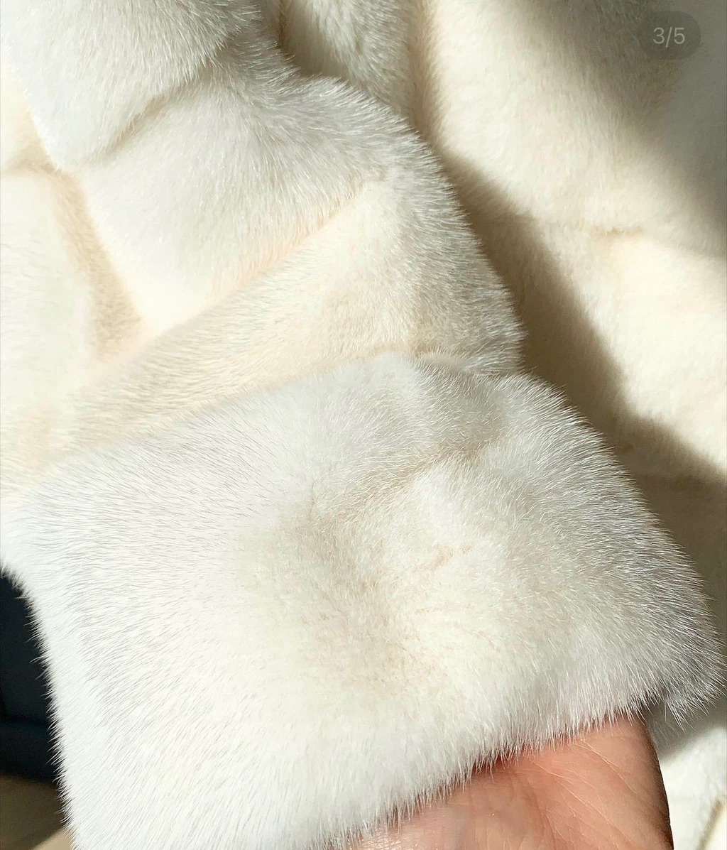 Kopenhagen Platinum mink fur coat (xs/s) - photo 3
