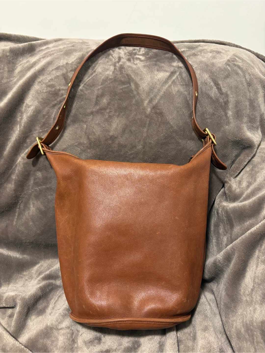 Coach Legacy XL Duffle Shoulder Bucket Bag in British Tan 17998 - photo 2