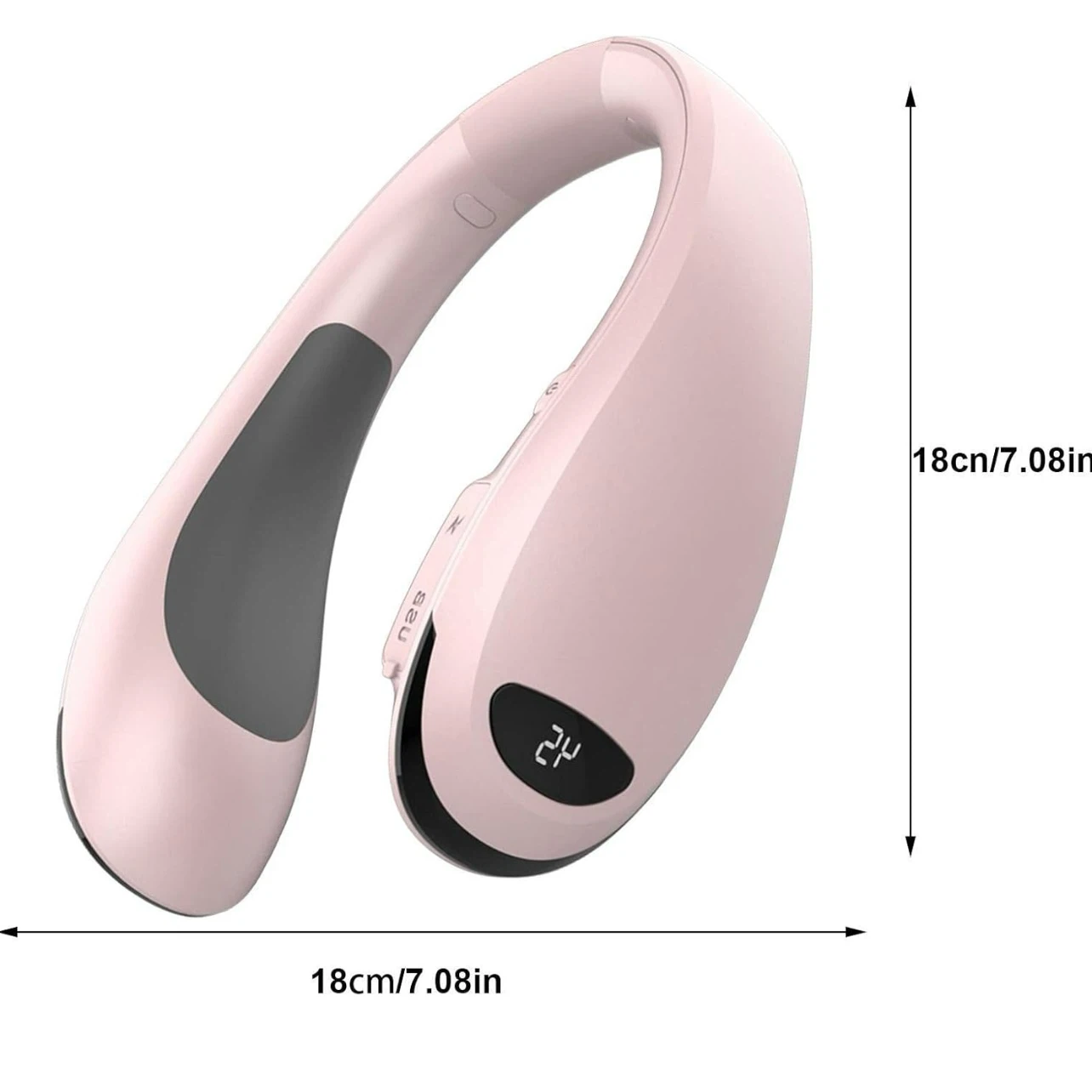 New Pink Rechargeable Portable Neck Warmer with 3 Temp. Settings - photo 5