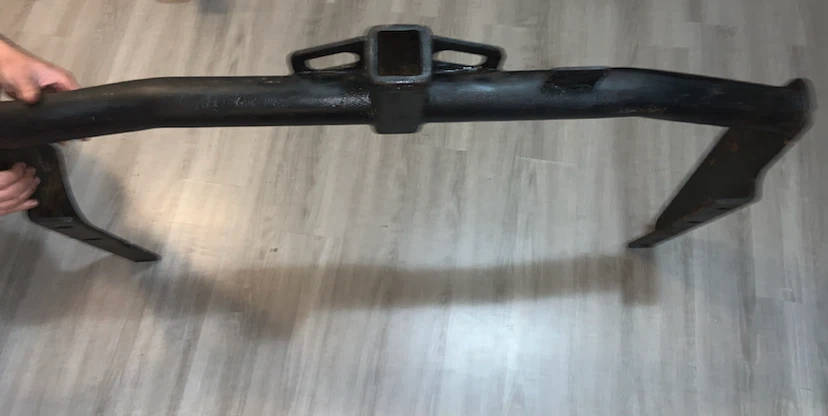 Black Steel Trailer Hitch Receiver