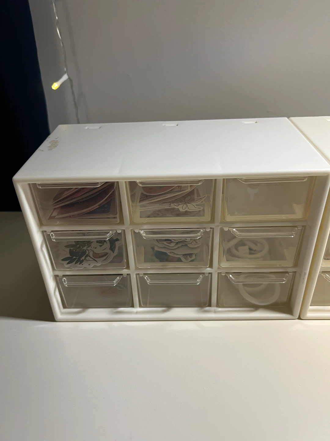 Two 9-Drawer Desktop Organizers