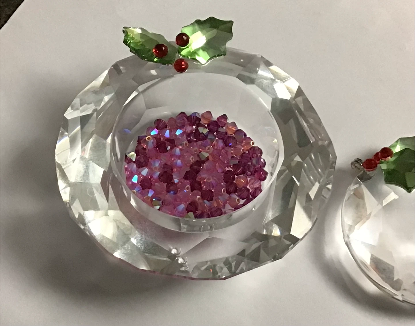 Swarovski Crystal Holly Tea Light - photo 3