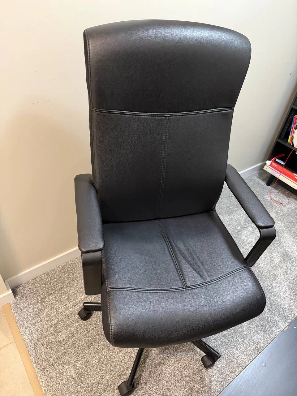 Black Office Desk and Chair Set – $130 - photo 2