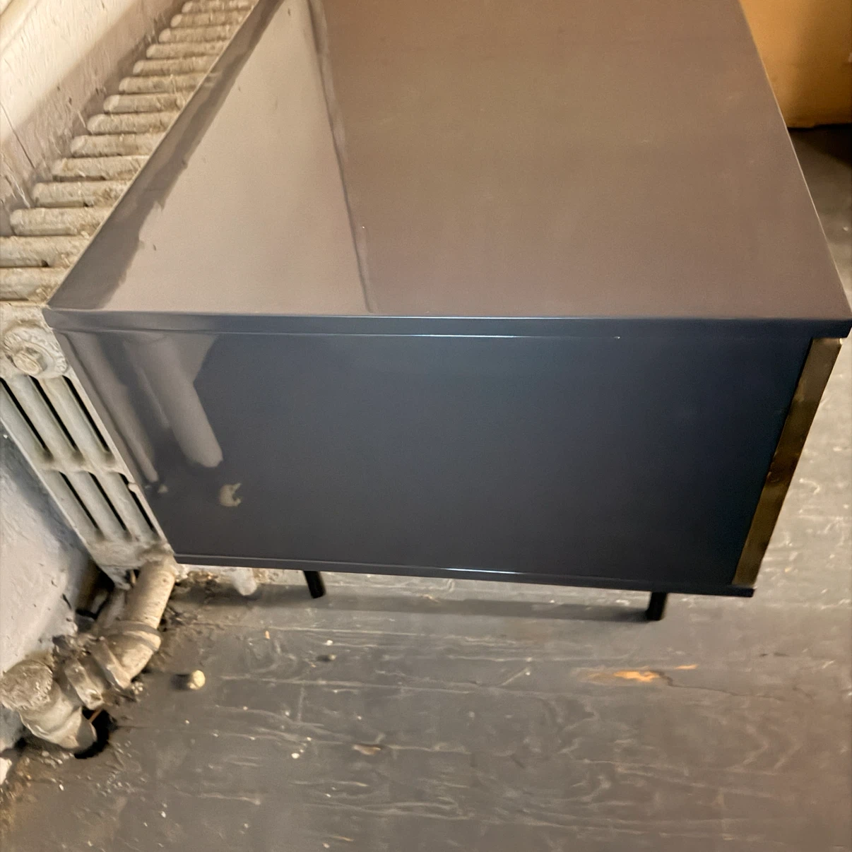 West Elm Reclaimed Wood + Lacquer Desk (47” wide) - photo 3