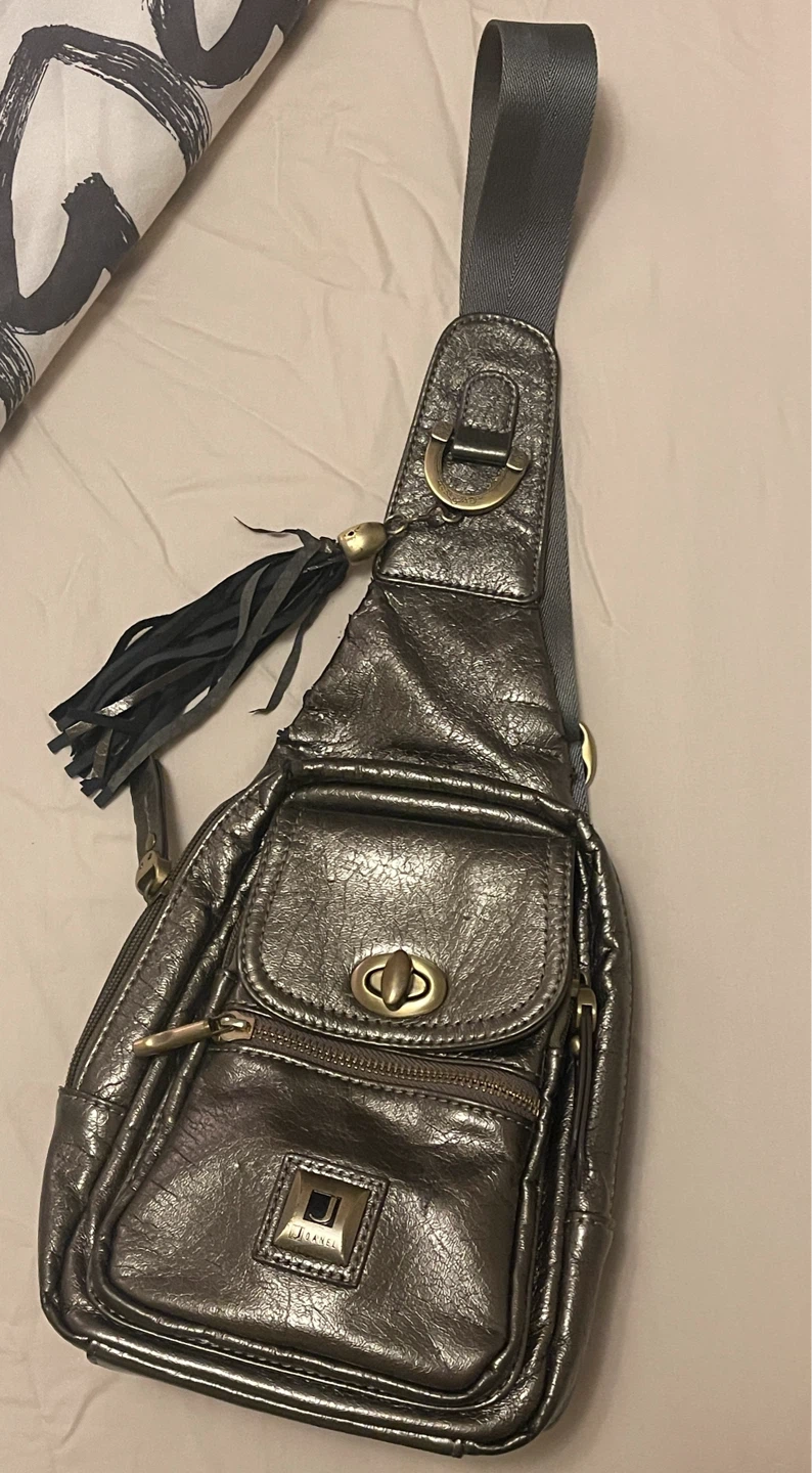 Joanel Metallic Sling Bag
