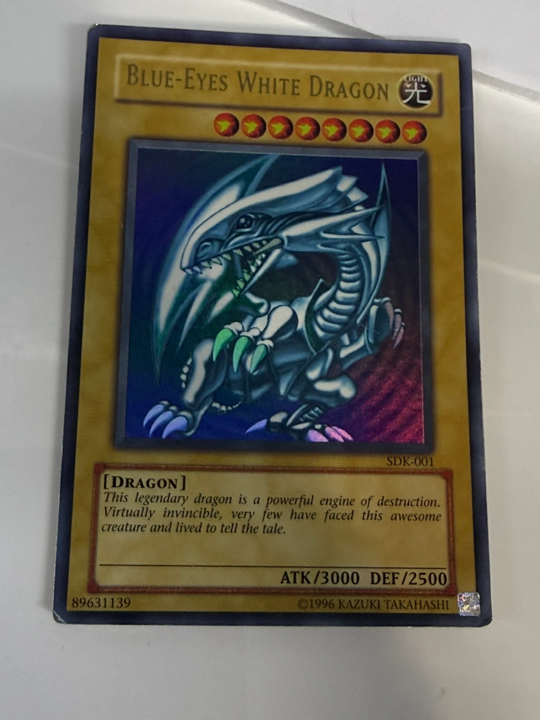Blue-Eyes White Dragon SDK-001 Ultra Rare Yugioh Starter Deck - photo 4