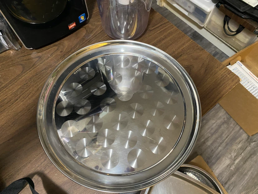 Large Stainless Steel Serving Tray