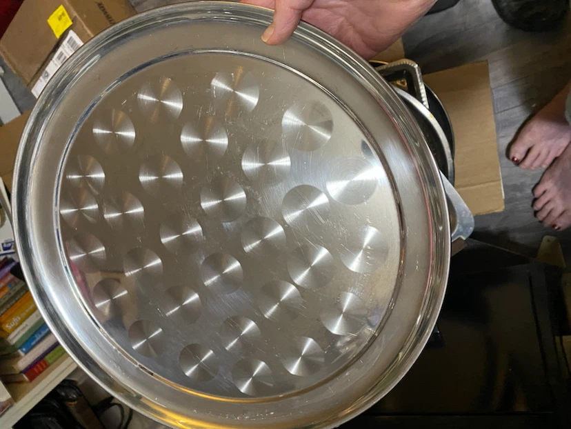 Large Stainless Steel Serving Tray - photo 2