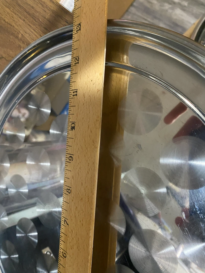 Large Stainless Steel Serving Tray - photo 4