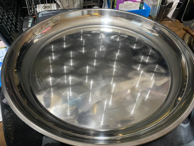 Large Stainless Steel Serving Tray