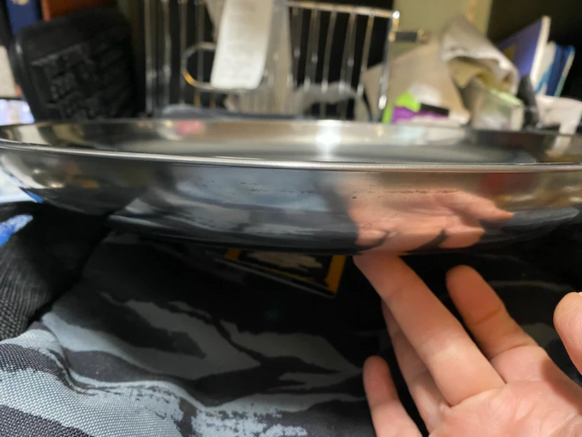 Large Stainless Steel Serving Tray - photo 2