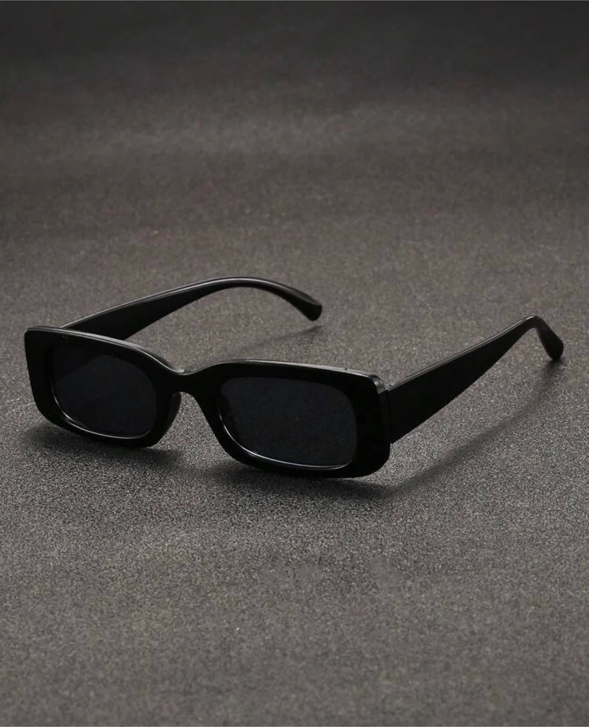 Black Rectangular Sunglasses