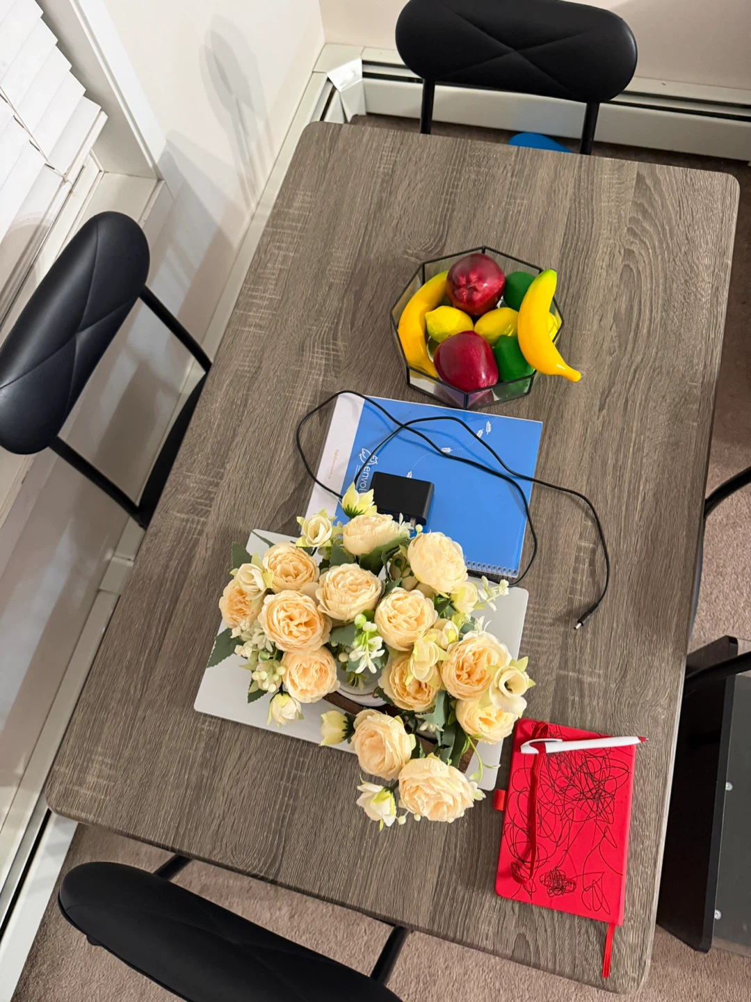 Dining table set with 4 chairs - photo 3