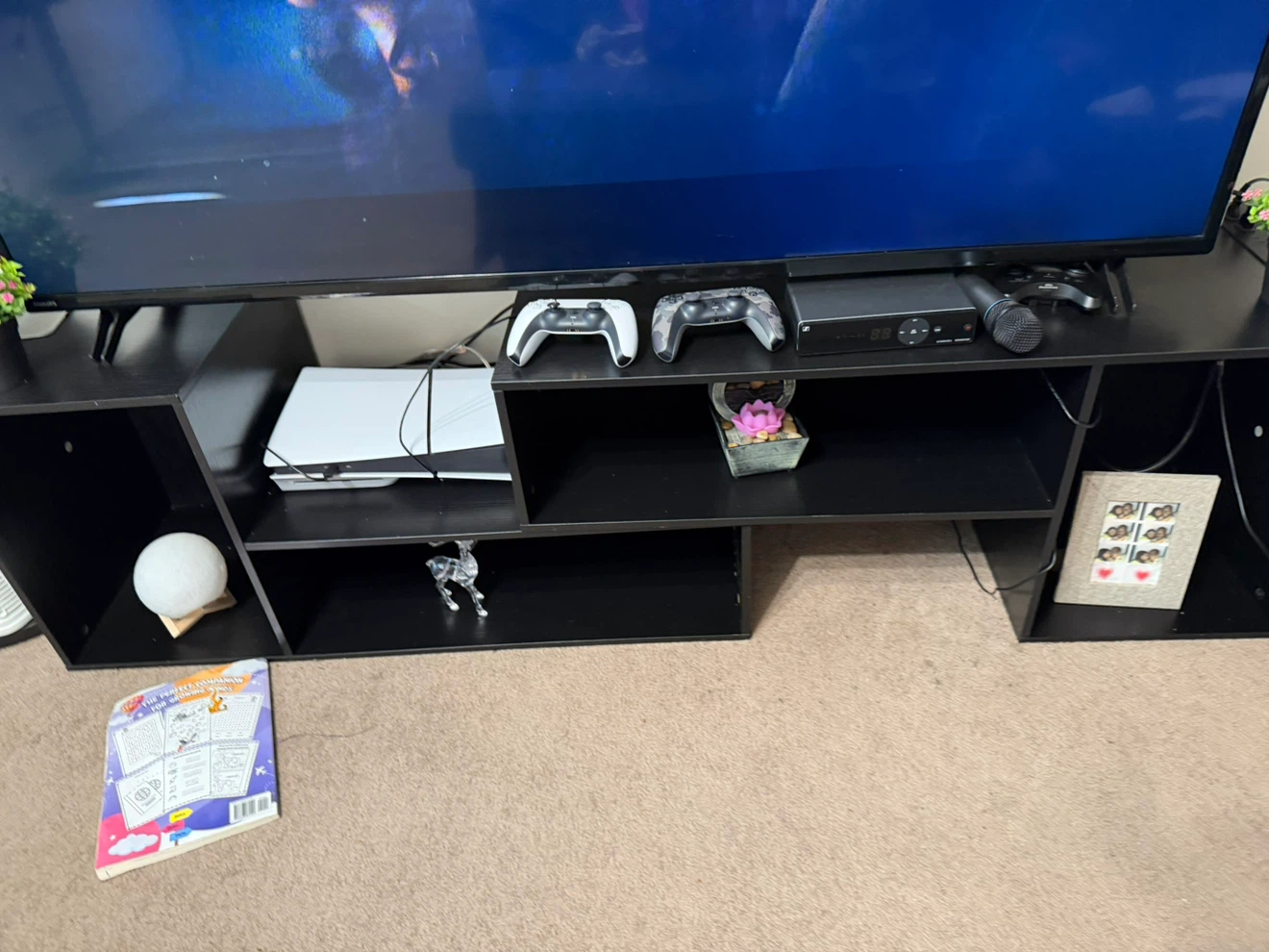 Black Modern TV Stand - photo 2