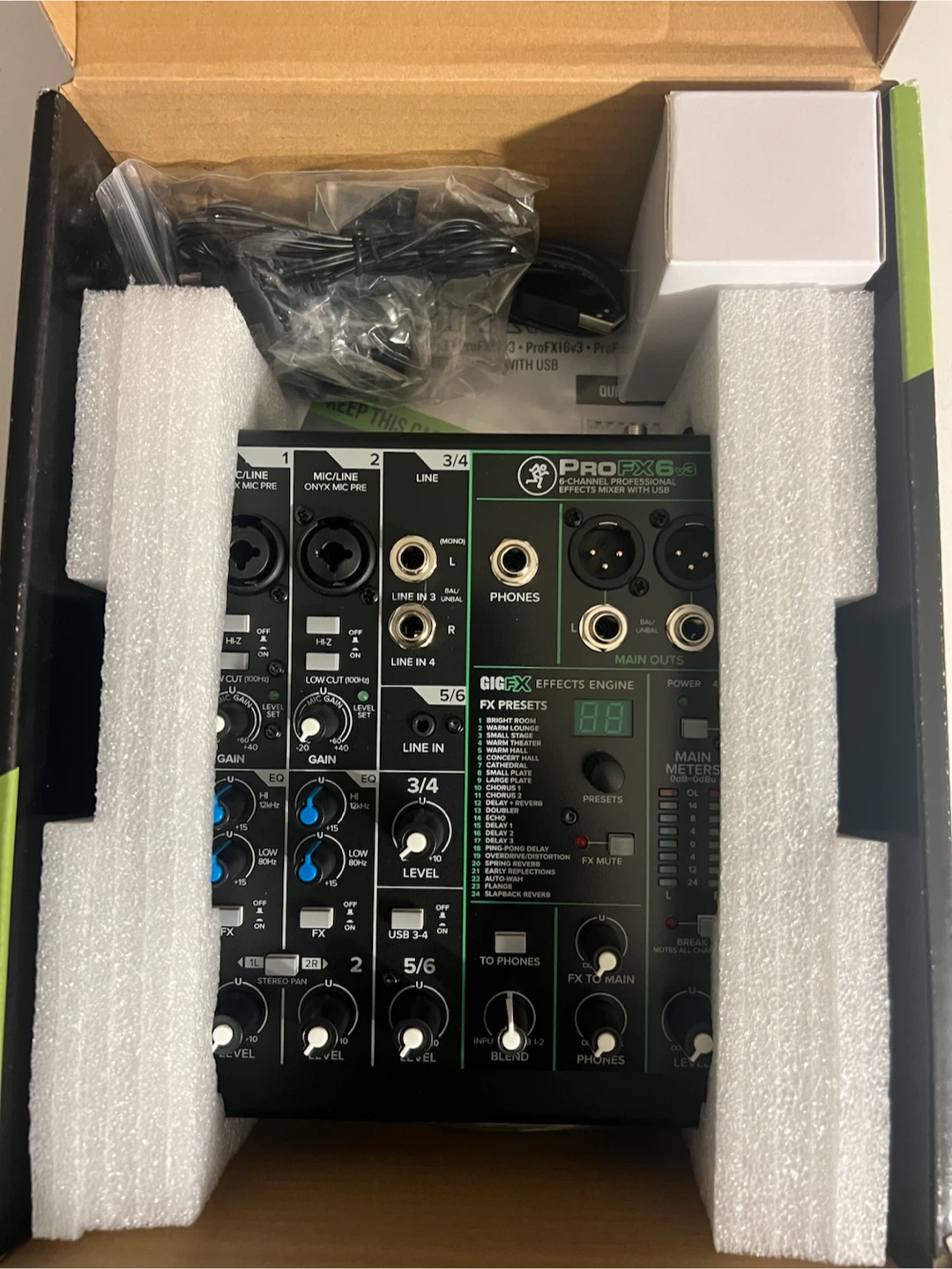 ProFX6v3 6-Channel Professional Effects Mixer - photo 5