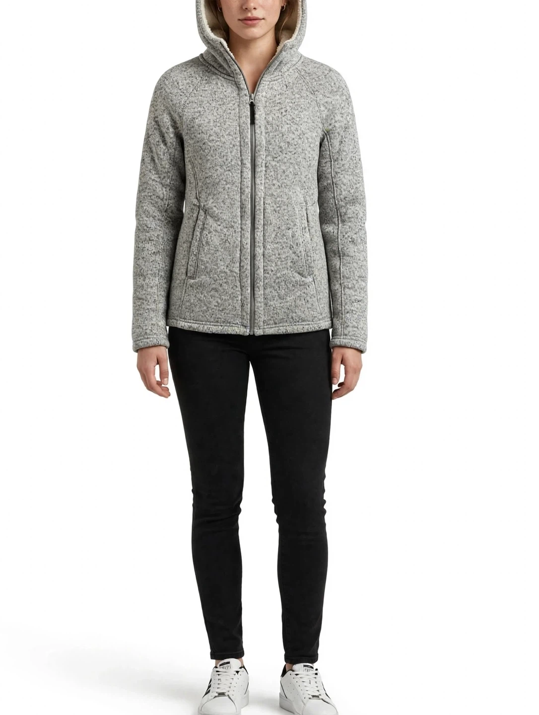 George grey fleece-lined hooded sweater - photo 2