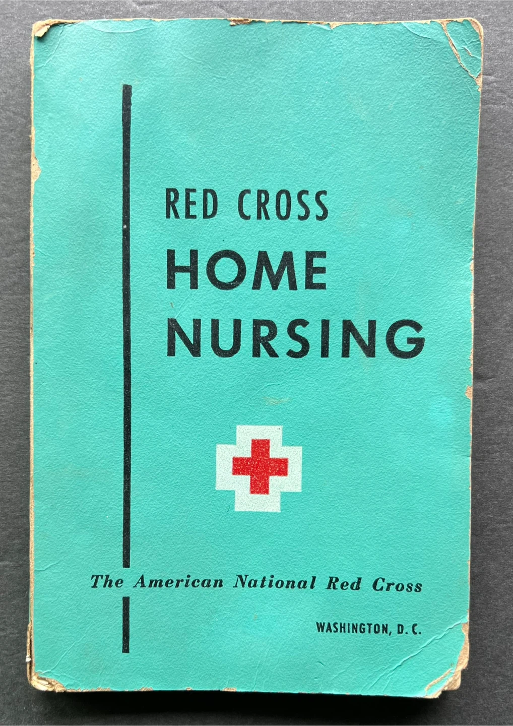 Vintage Red Cross Home Nursing Textbook